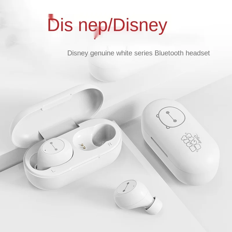 

Disney Real Wireless Bluetooth Headset Girls Cute Earplugs Mini Invisible for Huawei Apple Xiaomi Vivo Android Universal
