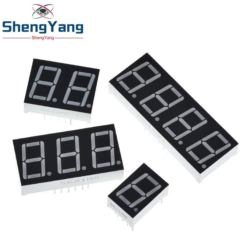 7-сегментный светодиодный дисплей 0 56 дюйма 1 бит/2 бит/3 Бит/4-битная цифровая