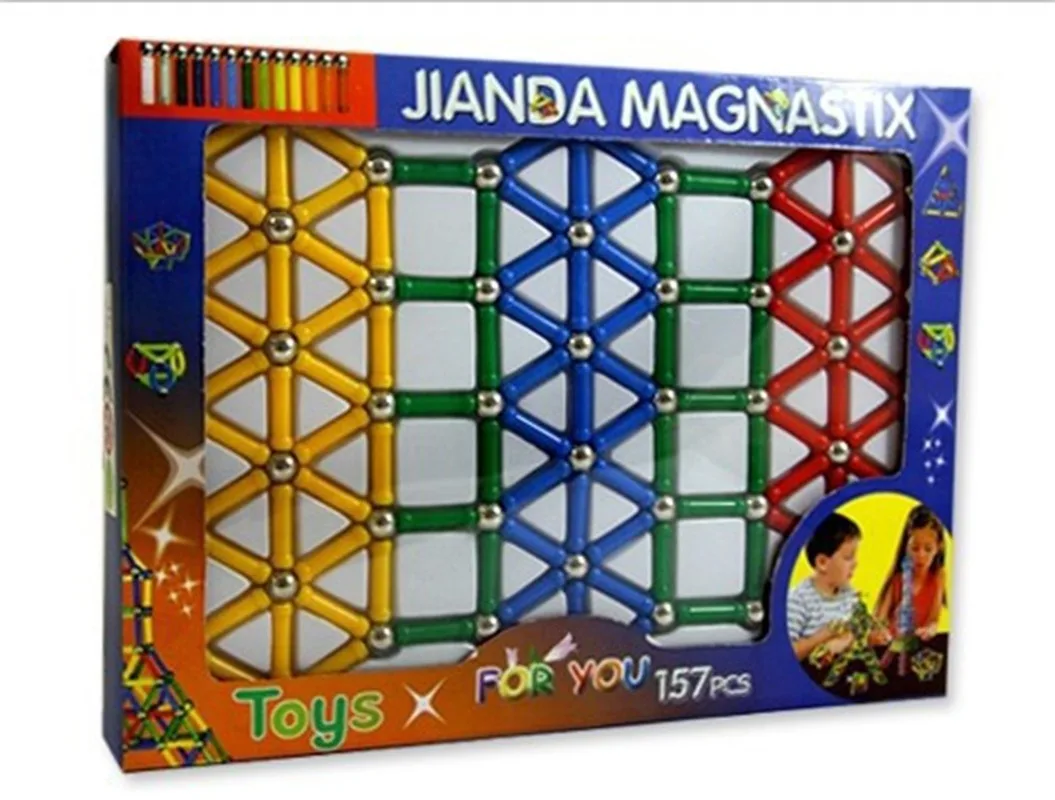 2019New 103 шт DIY дизайнер образование забавная игрушка магнит металлический шар Дети Магнитный строительный блок игрушки Строительная Игрушка аксессуары