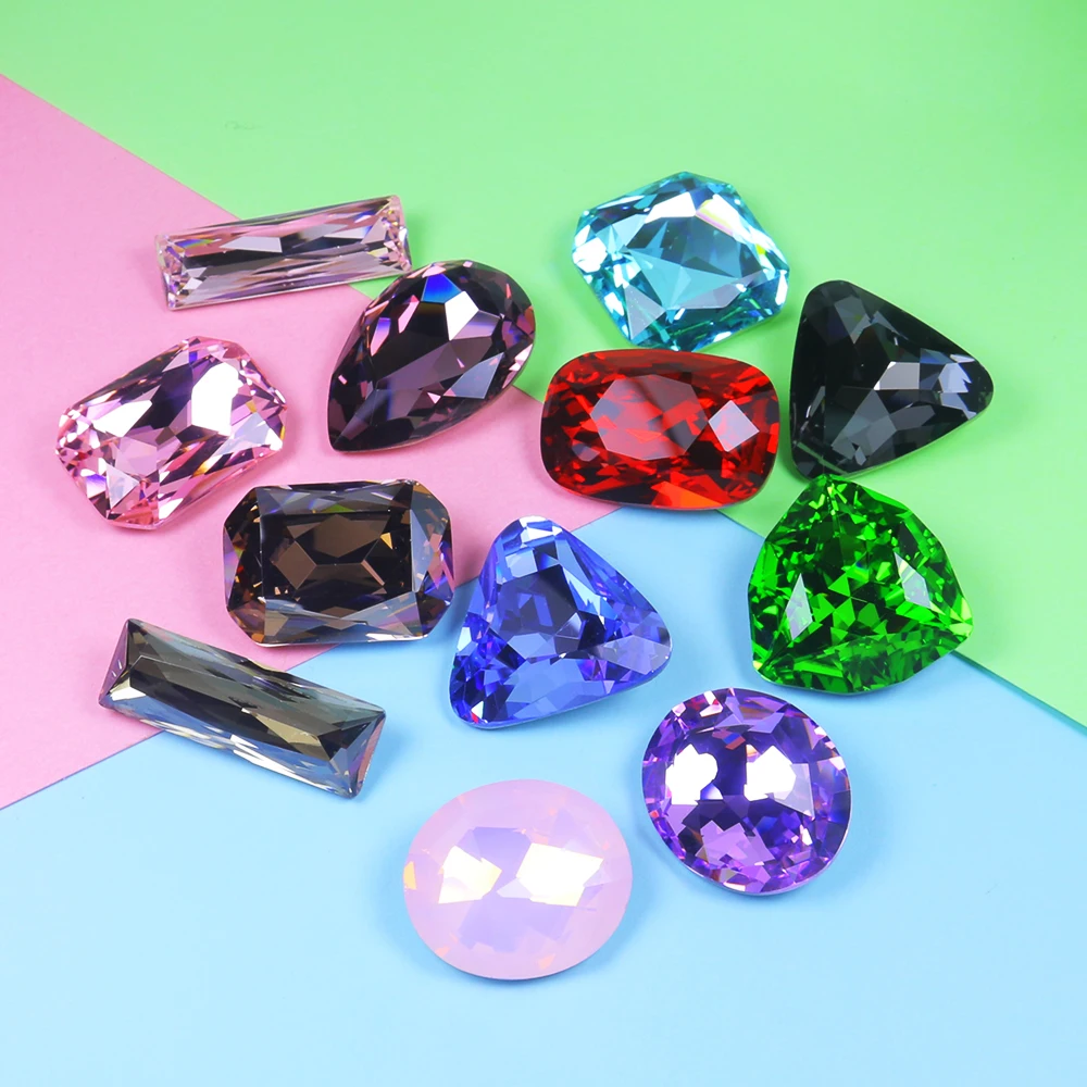 Разные Стразы для шитья одежды разные цвета 20-30 мм 10 шт. | Дом и сад