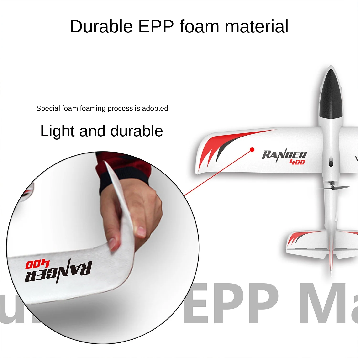 VOLANTEX – modèle d'avion RC V761, 2.4Ghz, 3CH, télécommande 6 axes, avion électrique à aile fixe RTF