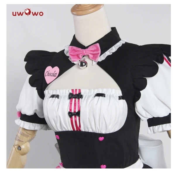 Вечеринка Chocola NEKOPARA Косплей Chocolahalloween Vanilla Maid Dress Костюм Cat Neko Girl Женский Игра