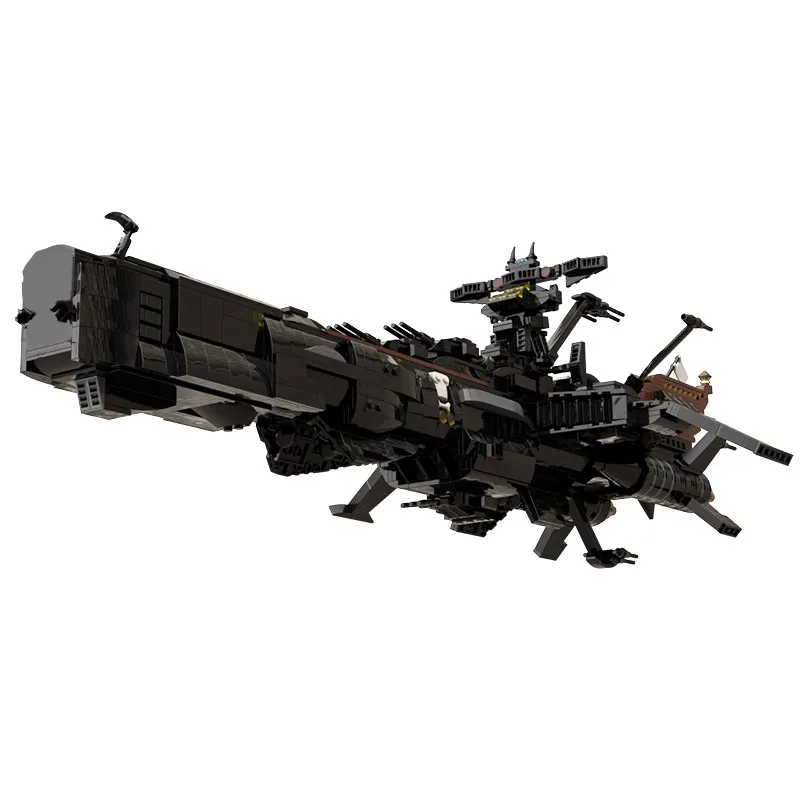 

Space Pirates Arcadia Ship Model Captain Space Wars DIY MOC Building Blocks Movie Anime Series Battleship Bricks Kids Toys Gifts
