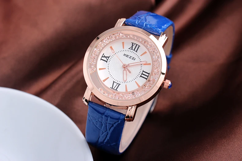 

2019 Luxury Ladies Multi Face Dial Quartz Watch Women Dress PU Leather Wrist Watches Classic Red Clock 2018 relogio feminino