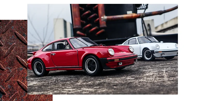 Welly 1:24 Porsche 911 Turbo 3,0 модель автомобиля из сплава Модель автомобиля украшение автомобиля коллекция Подарочная игрушка Литье под давлением модель игрушка для мальчиков