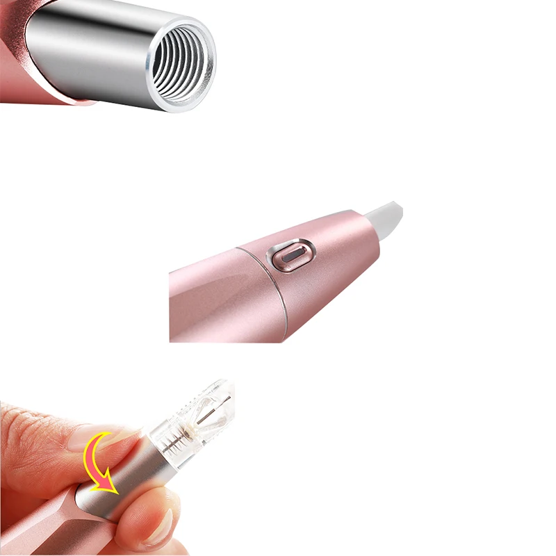 Pro Embroidery Eyebrow lip Tattoo Machine Pen rotary For MTS Semi-permanent Makeup Microblading Liner Shader Digital Machine Set