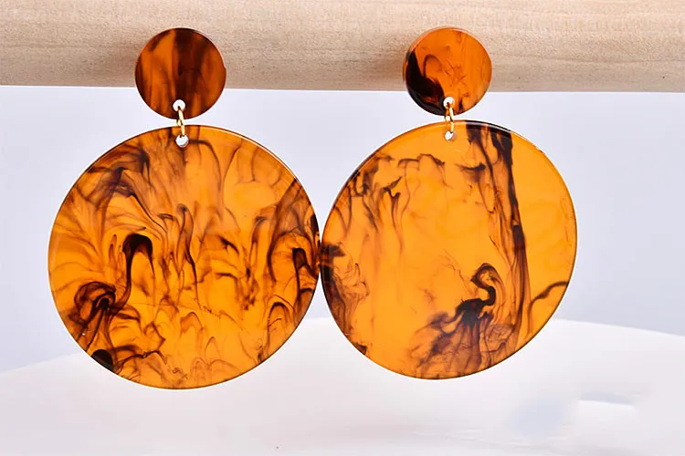 Серьги сделай сам аксессуары японская чернильная живопись имитация кружева