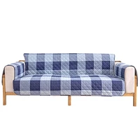 one piece pet sofa cushion thick quilted quilted plaid sofa cover cover towel integrated cushion