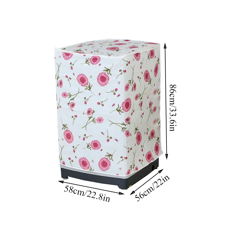 

New Washing Machine Cover Dust Guard Save Space Organizer Useful Dust Cover Storage Bag Durable Dust-proof Storage Supplies 1pc