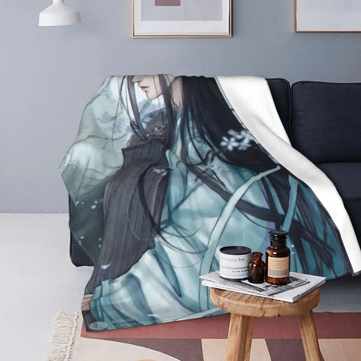 

Mo Bao Zu Shi-manta de franela de verano, manta suave multifunción para cama, coche, alfombra, pieza