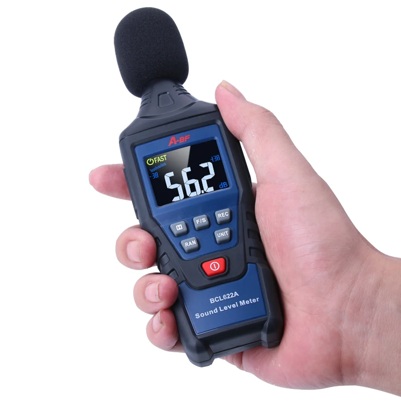 A-BF Высокоточный шумомер детектор децибелей Инструмент с цветным экраном тестер профессионального уровня звука.