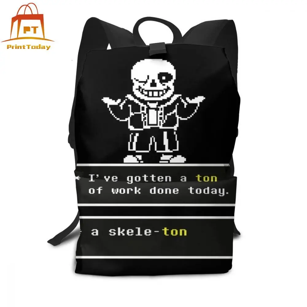 Рюкзак Undertale рюкзаки Sans школьные сумки с рисунком многофункциональные модные
