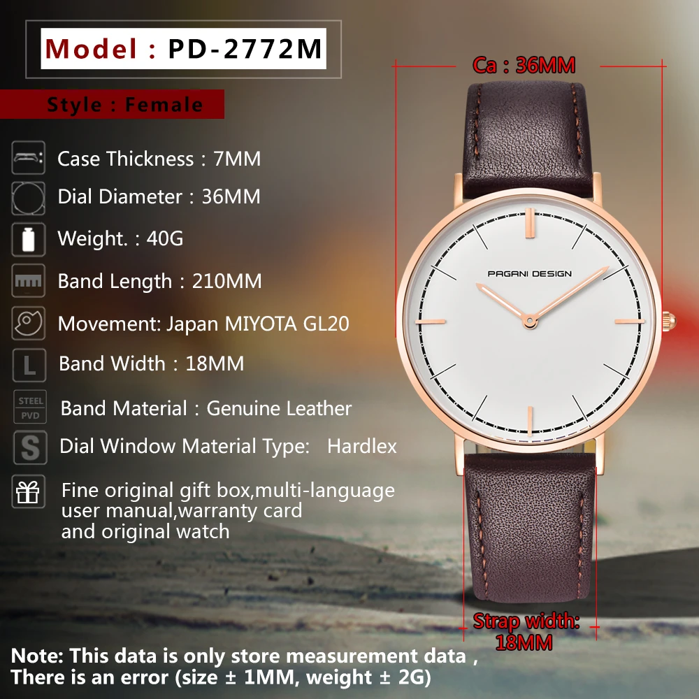 

PAGANI DESIGN 2019 Fashion Large Dial Quartz Men Watch Leather Sport Watches High Quality Clock Relogio Masculino dropshipping