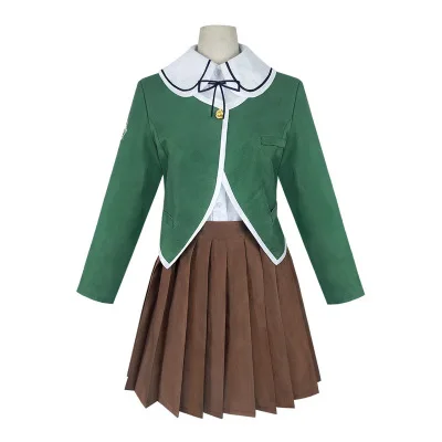 

Danganronpa Chihiro Fujisaki Uniform Cosplay Costume Halloween Outfit Girls Dress Full Set