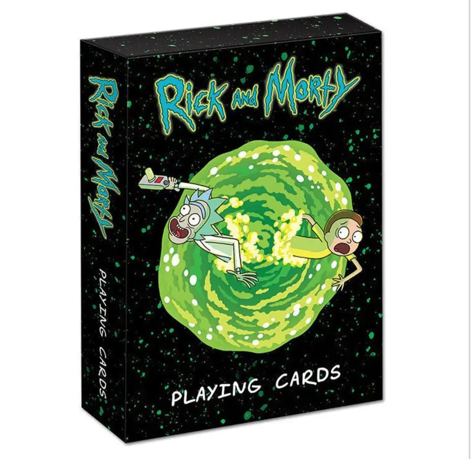 2021 высококачественные карты Рик и мертвец покерные настольные игры для вечерние