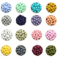 10pcs silicone beads lentil beads diy baby pacifier chain pendant bpa free eco friendly beads teething necklace baby accessories
