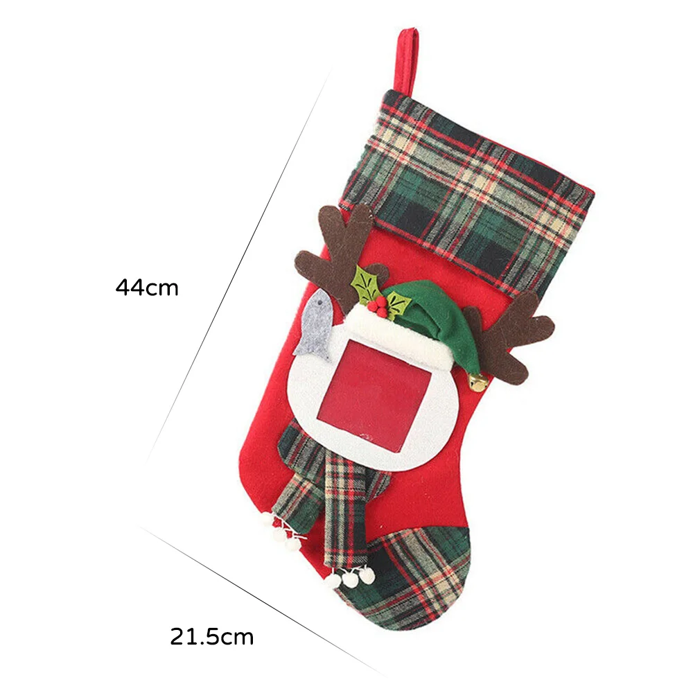 

New Year Christmas Stocking Sack Xmas Gift Candy Bag Noel Christmas Decorations Home Christmas Tree Decor