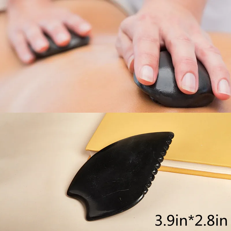

Natural Bianshi Jade Gua Sha Board Jade Face Massage Back Head Point Massager Scraper Face Massager Acupuncture Guasha Board