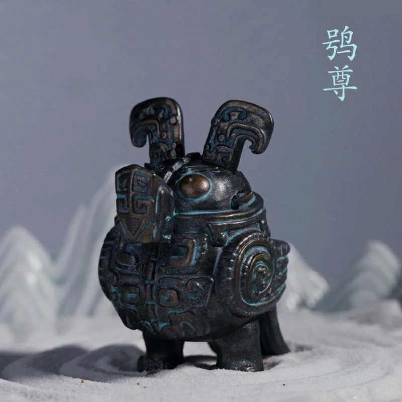 

Женская оригинальная Бронзовая статуэтка-сюрприз, модель аниме «Угадай», 8 шт./компл.