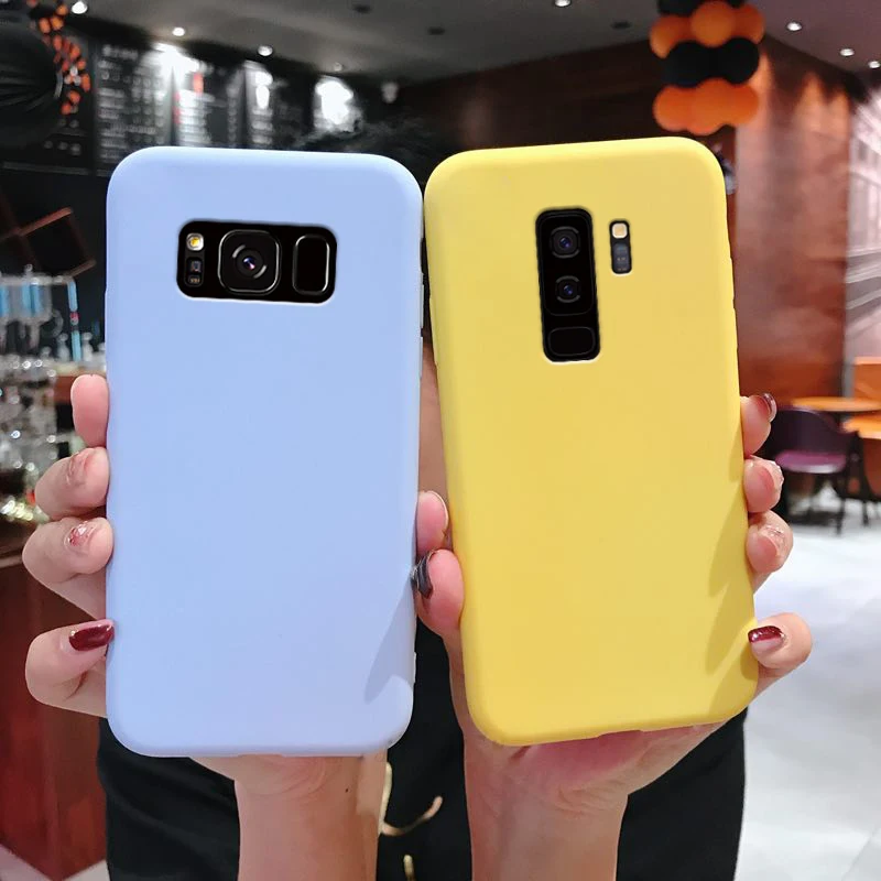 Мягкий силиконовый чехол для samsung Galaxy S10 S8 S9 Plus 5G S10e S6 S7 edge Note 5 9 8 плотный Матовый