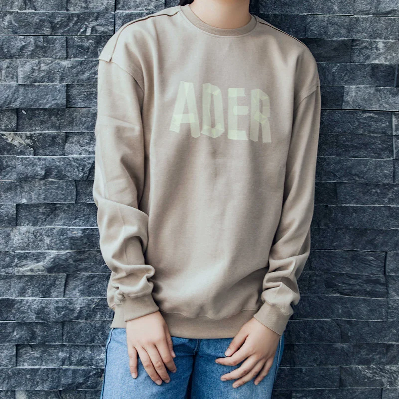 

Корейский Ader 2021 осень-зима парный свободный свитер с круглым вырезом и длинными рукавами аналогичный свитер Чжоу ютун пуловеры с длинными р...