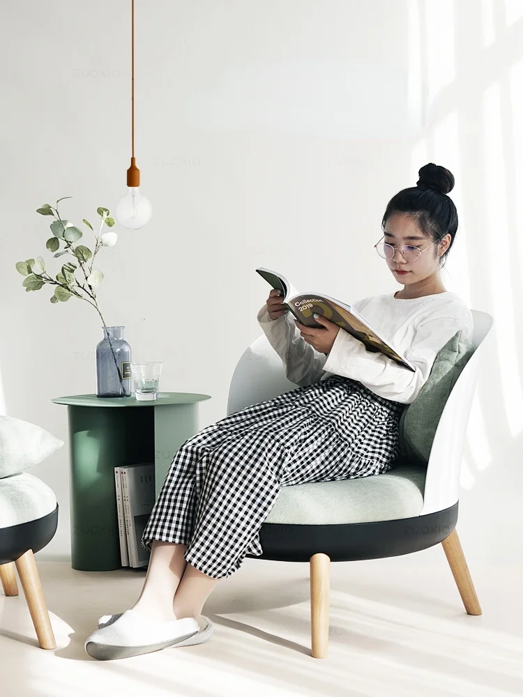 

Одноместный диван-стул GY Nordic, кресло для отдыха в гостиной, кресло для отдыха, кресло с откидывающейся педалью, кресло с откидывающейся спин...