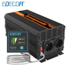 Edecoa, 2000 Вт, инвертор синусоидальной волны постоянного тока 12 В 24 В в переменный ток 220 В 230 В, Домашнее использование, немодулированный синусоидальный Преобразователь мощности