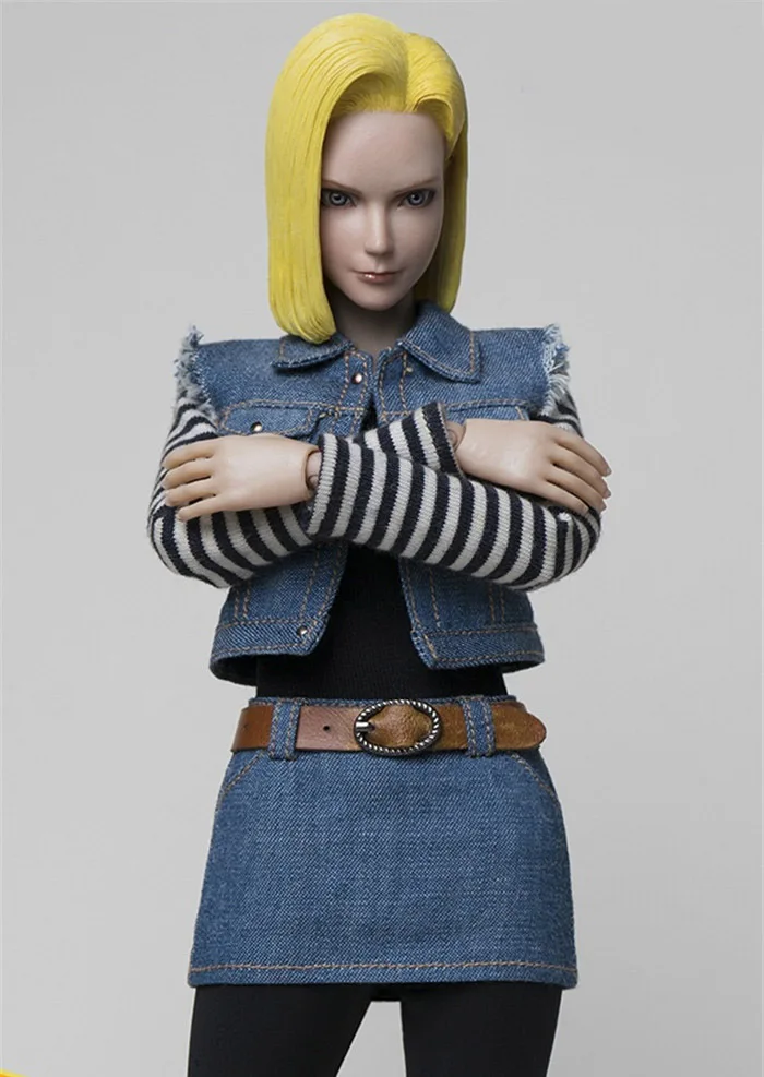 Soldier Phicen 1/6 масштаб Dragon Ball Z Android 18 лазурит экшн игрушечная фигурка-модель для детской игрушки