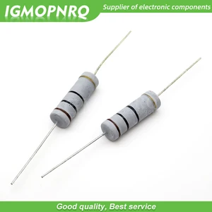 10 шт. 5 Вт Резистор из углеродистой пленки 5% 1R  1 м 2.2R 10R 22R 47R 51R 100R 150R 470R 1 к 4,7 к 10 к 47 к 1 2,2 10 22 47 51 100 150 470 Ом