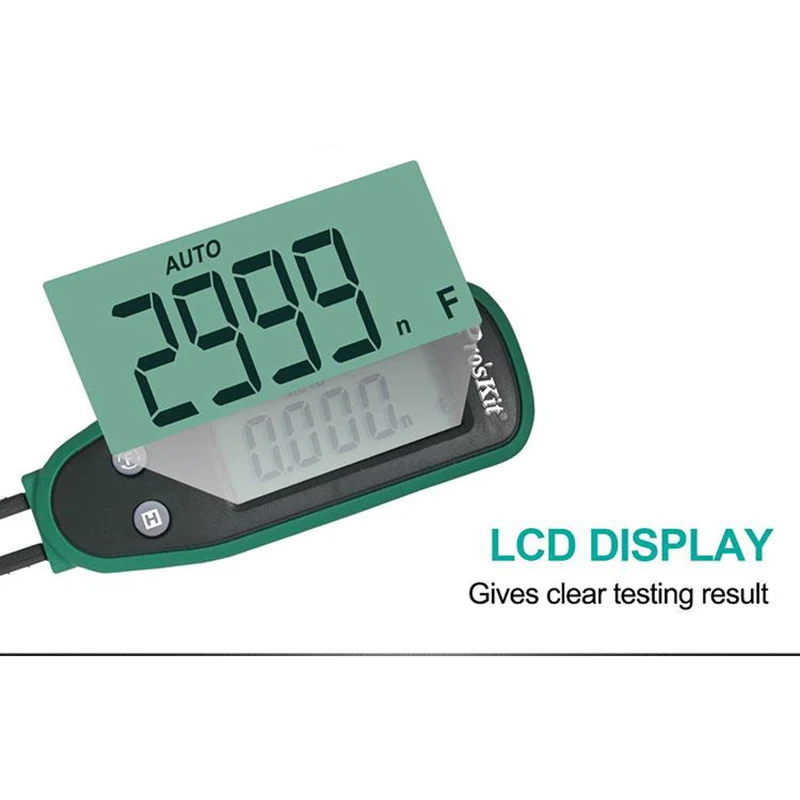

Po'sKit MT-1632 detection SMD components resistor capacitor tester removable head tweezers patch diode test clip LCR tester