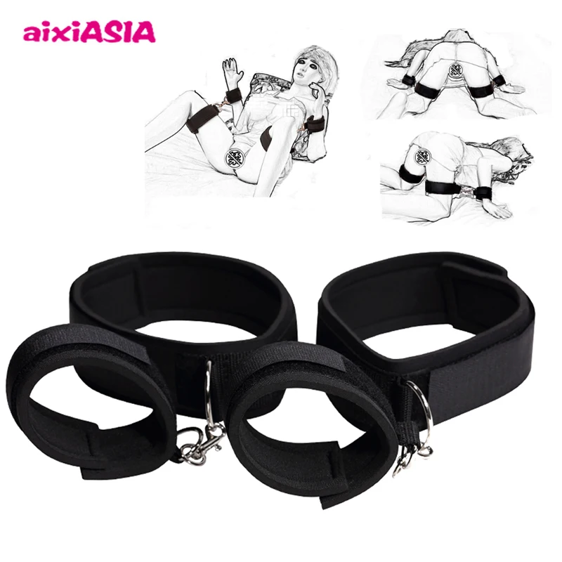 BDSM Slave бондаж эротические наручники секс-игрушки для женщин пар до щиколотки