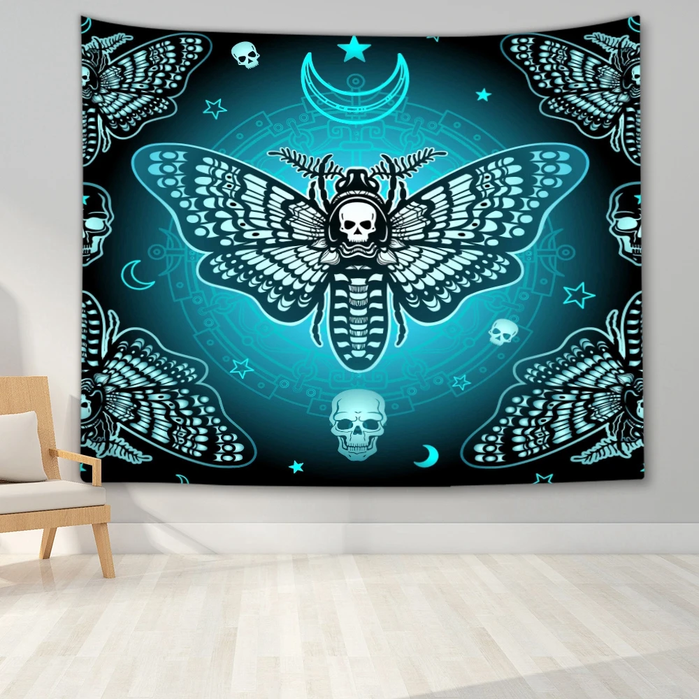 Настенный богемный пляжный коврик с цветами одеяло из полиэстера художественный