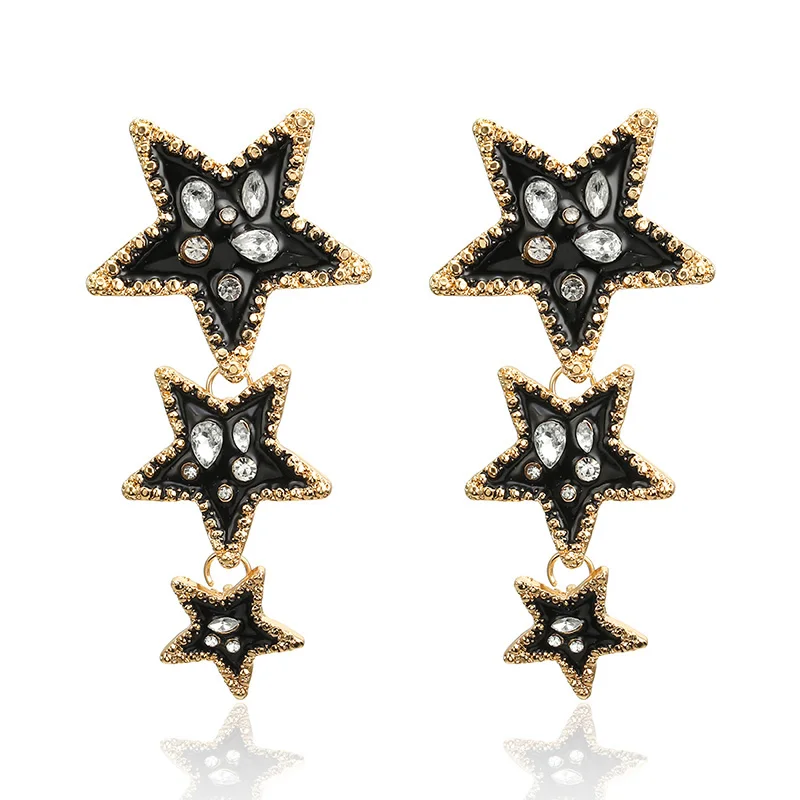 Женские винтажные серьги 2020 новые модные черные бесплатная доставка индийские