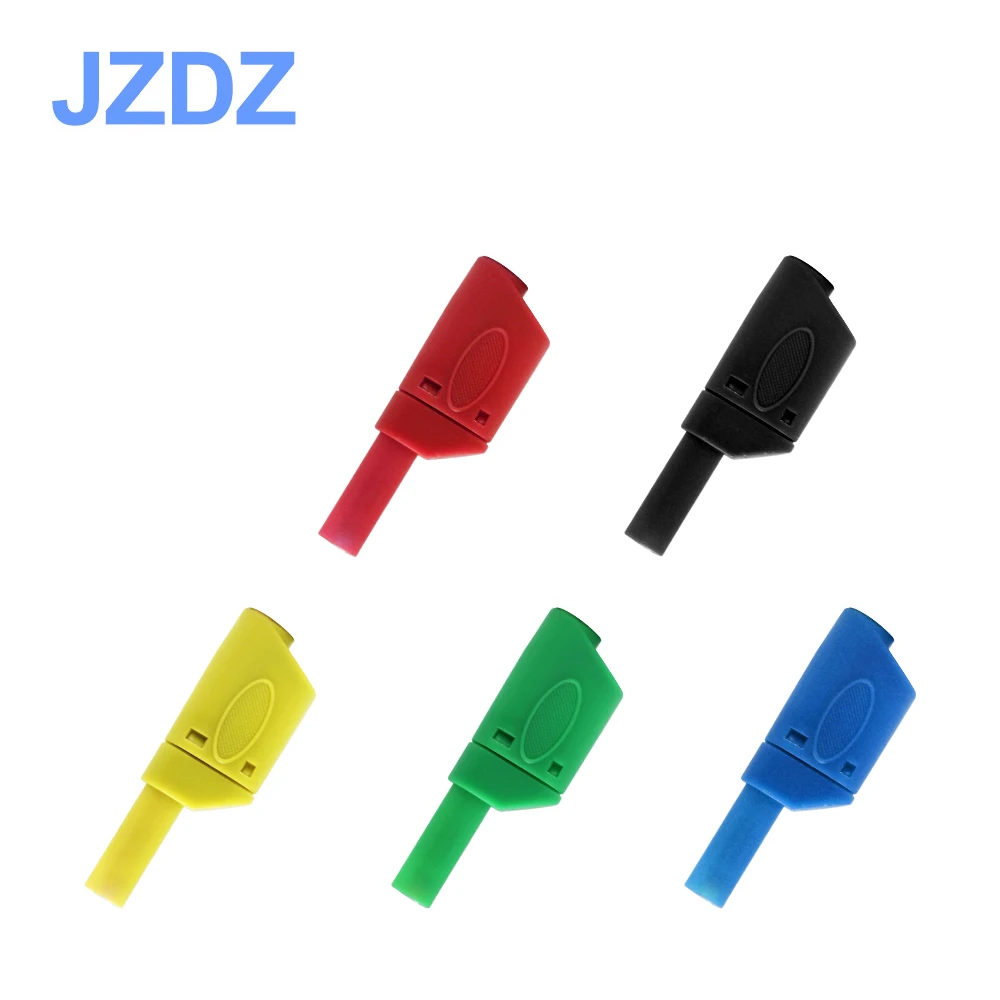 JZDZ J.10038 10 шт. кожух полностью изолированный Безопасный 4 мм Штекерный