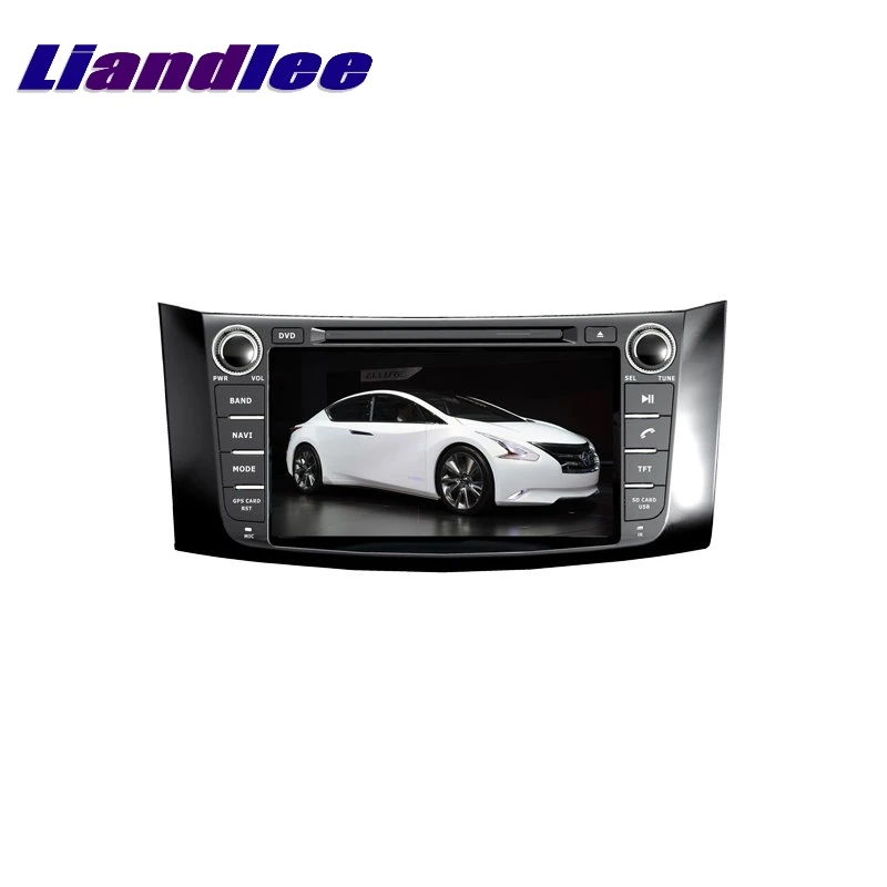 Для Nissan Sylphy Bluebird Pulsar LiisLee Автомобильный мультимедийный ТВ DVD GPS аудио Hi-Fi радио