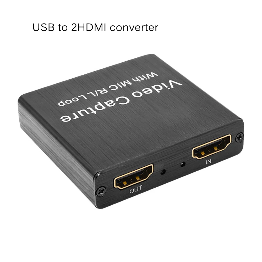 

Карта видеозахвата 4K HDMI для прямой трансляции HDMI на USB 2,0, видеозахват настольной игры, запись трансляции HD 1080P