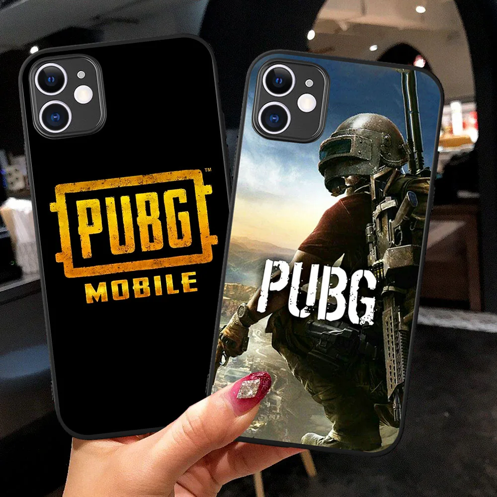 

Hot PUBG Game chicken dinner Black Soft Phone Case For iPhone 12 11 Pro max 8 7 6 6S Plus X XS Max XR 5 5S SE 2020 Etui Fundas