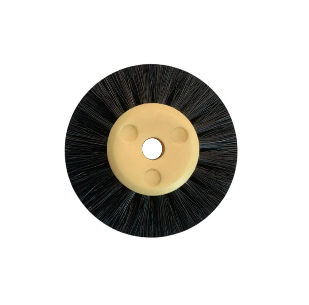 12PCS Polishing Brush Black Bristle Buffing Abrasive with Plastic hub Center Jewelry Tools |