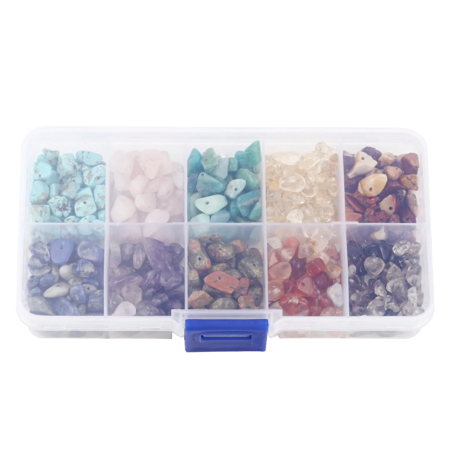 Promotional Products Natural Chip Stone Beads For Jewelry Making Diy Crystal With Box | Дом и сад