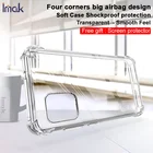 IMAK Прозрачный чехол для Asus Zenfone 8 ZS590KS 5G прозрачный ТПУ Новый защитный чехол задняя крышка Zenfone 8 Чехлы Zenfone8 ударопрочный