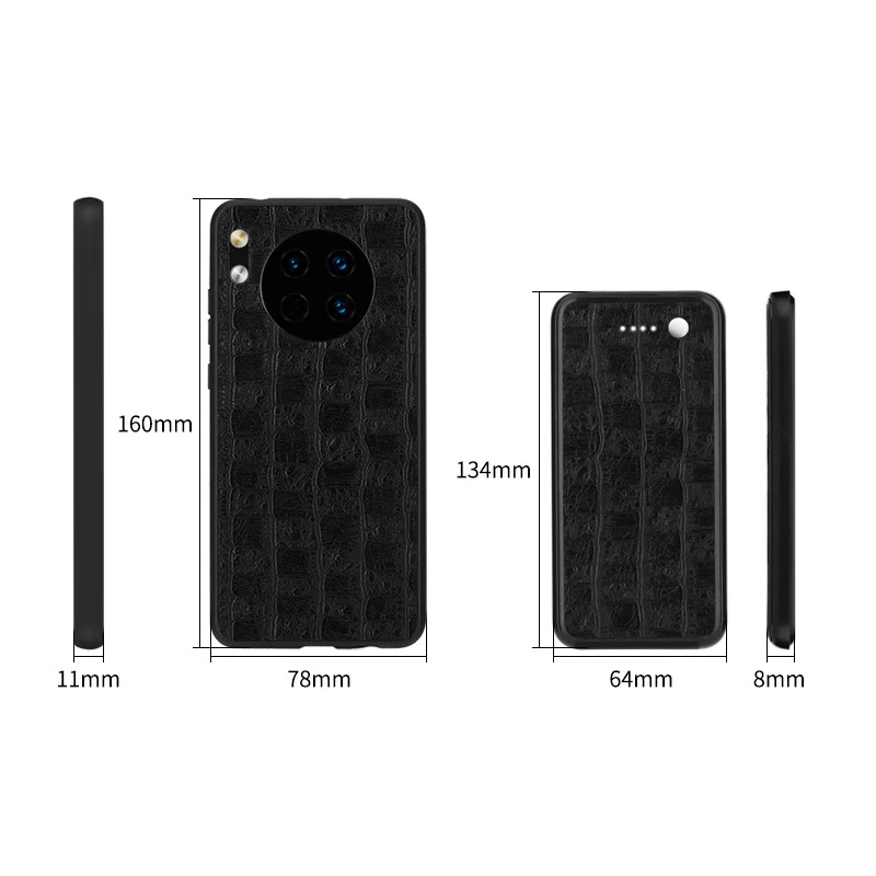 Тонкий беспроводной магнитный чехол для зарядного устройства huawei mate 30 Pro с