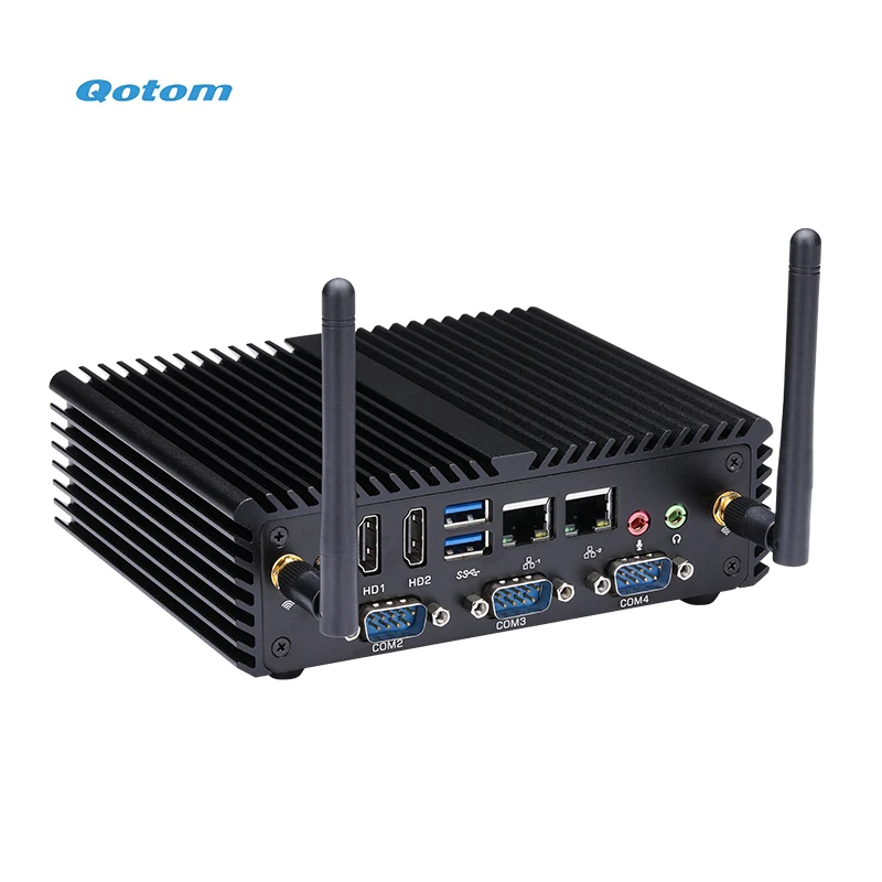 Qotom мини компьютер Core i3 i5 процессор персональный Linux|Мини ПК| |