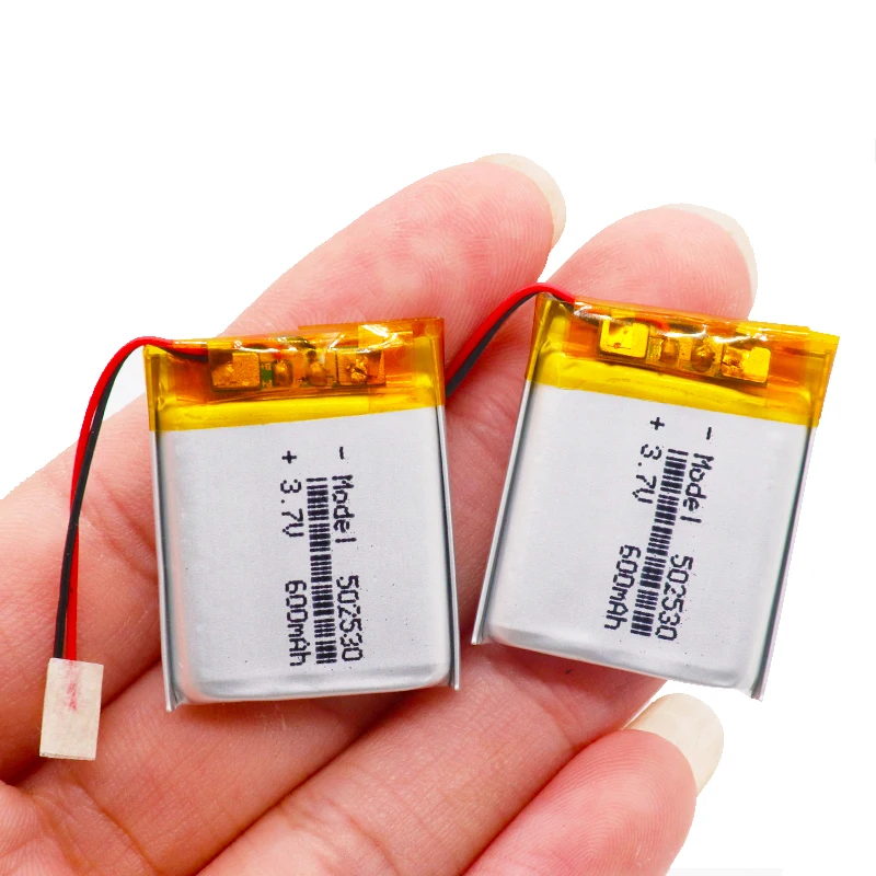 Литий полимерный аккумулятор 3 7 в 4 шт. литий ионный перезаряжаемый 502530 052530 600 мАч