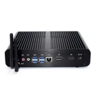 Мини-ПК Hystou без вентилятора, Intel i7 10510U i7 8565u, Windows, pcM.2 N.VMe + Msata + 2,5 дюйма SATA 4K HTPC Nettop HDMI