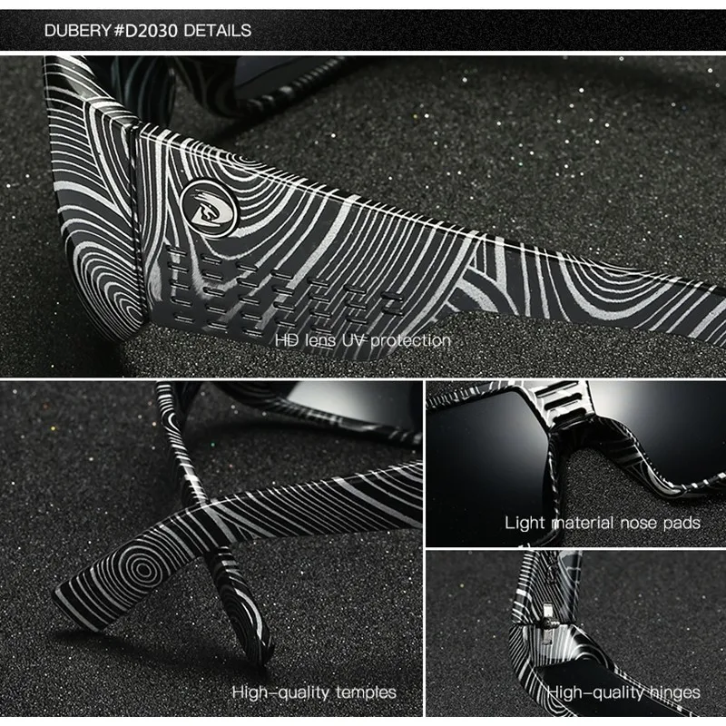 Большие солнцезащитные очки DUBERY для мужчин и женщин новые модные большие широкие