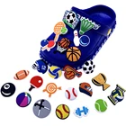 100 шт.лот ПВХ обувь подвески Бейсбол Croc аксессуары Croc Спортивные Тапочки браслет украшение для детей X-MAS подарки