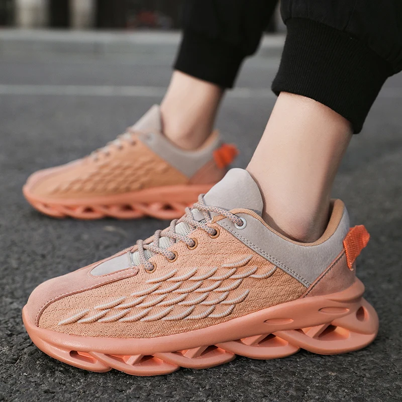 Лидер продаж Новинка 2020 года Модная мужская обувь Дышащие кроссовки на толстой