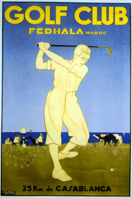 Винтажные африканские туристические плакаты альгер Вилль Бланш классические