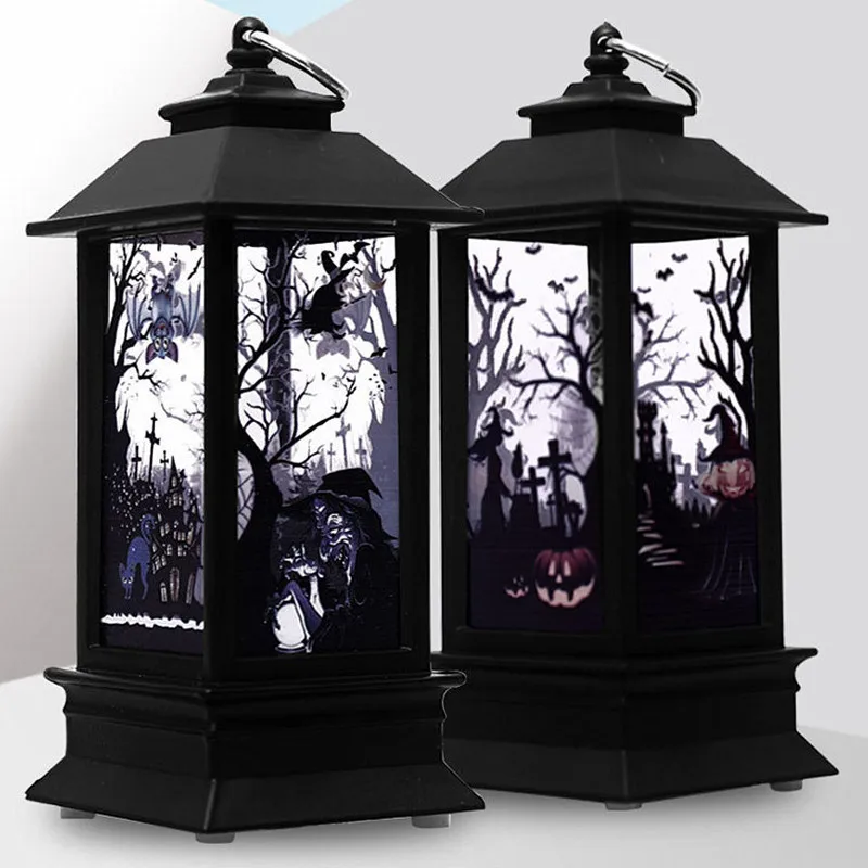 Электрическая свеча на Хэллоуин лампа-подсвечник 2020 лампа в виде черепа для