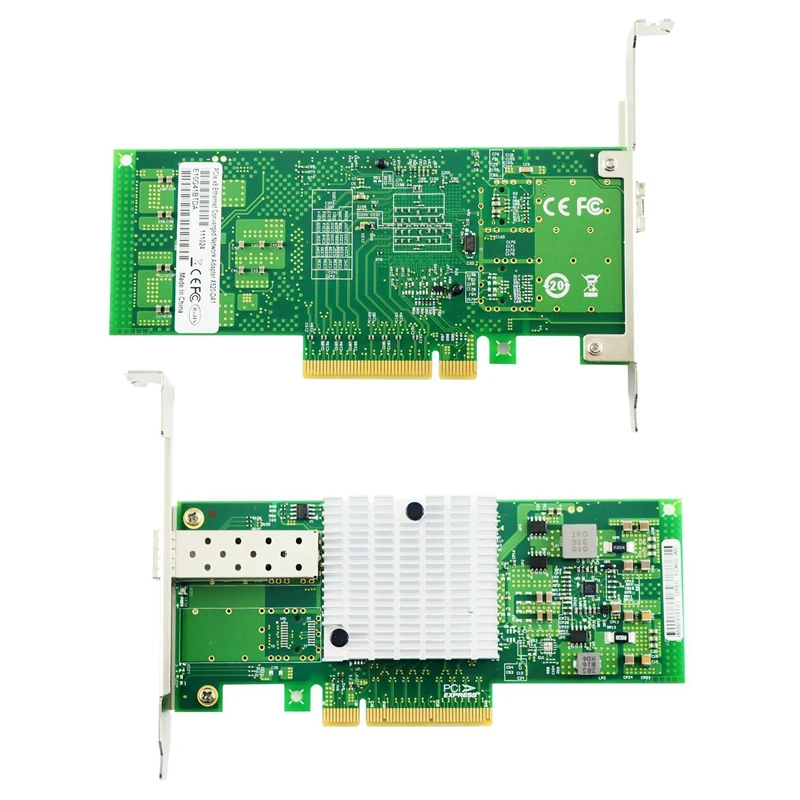 Сетевая карта 10 Гб PCI E NIC 82599EN чипсет для конвергентного сетевого адаптера Intel X520 DA1